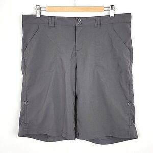 Cloudveil Men's Grey Stone Shorts Roll  Up Hem Hiking Travel Lightweight Size XL